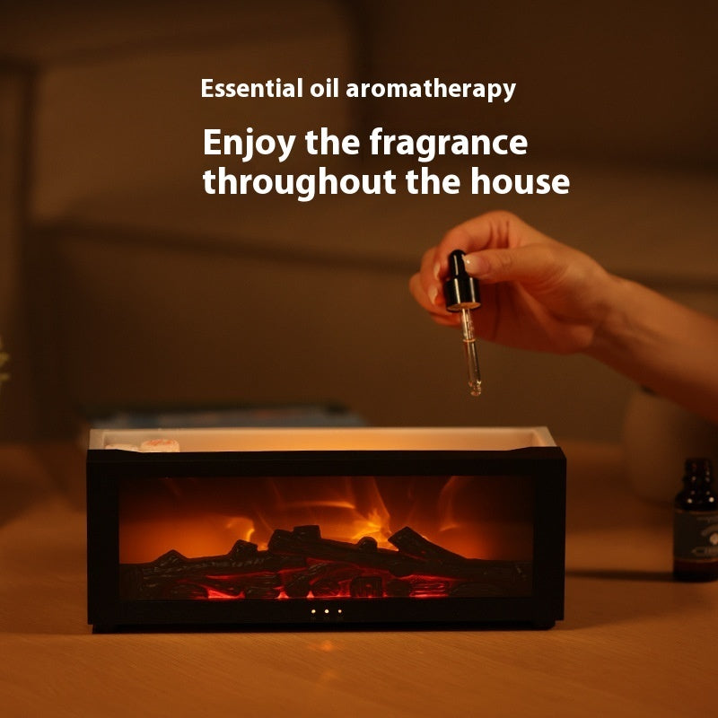 New Flame Aromatherapy Machine Colorful 3D Flame Fireplace Machine